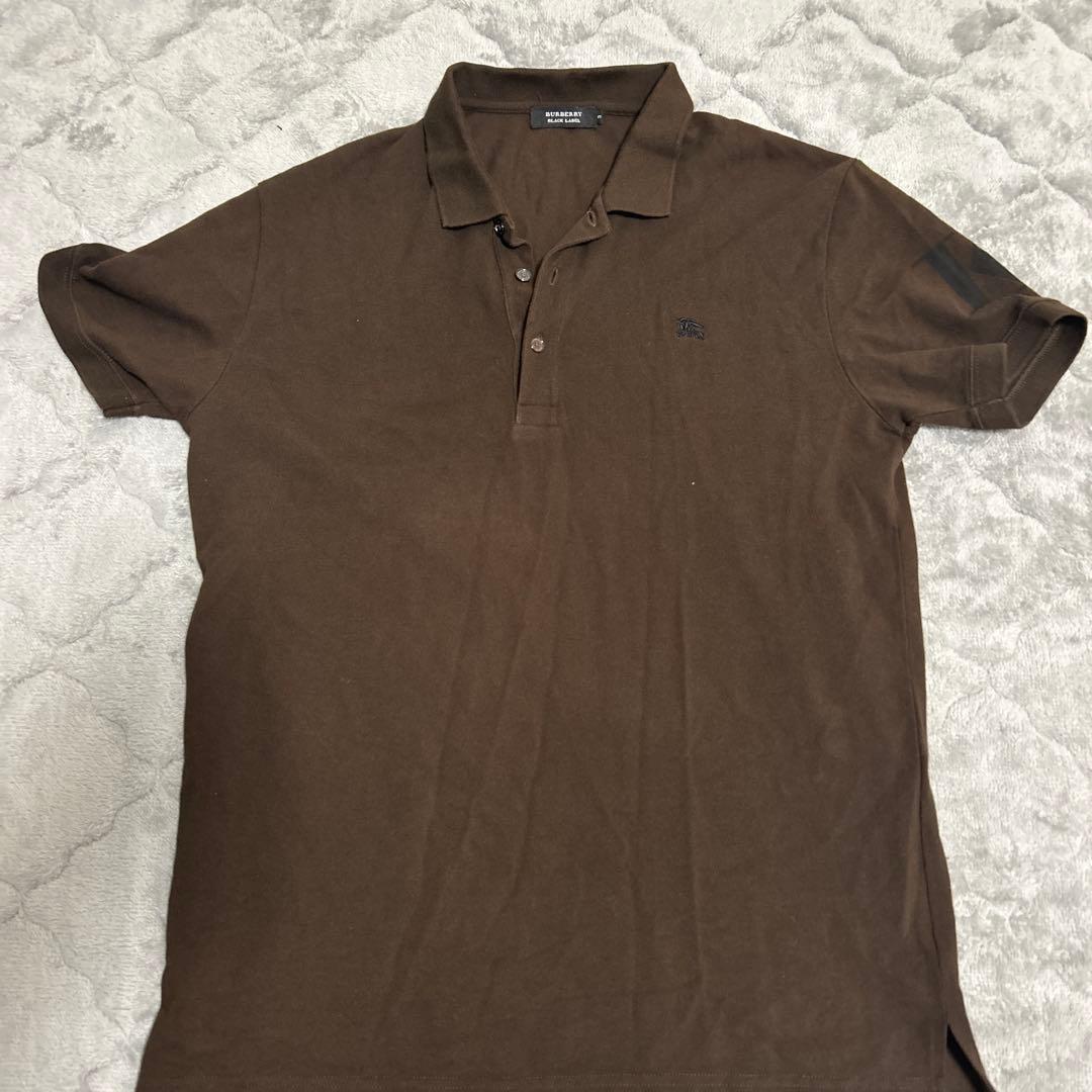 BURBERRY BLACK LABEL ブラウン ポロシャツ サイズ3 - メルカリ