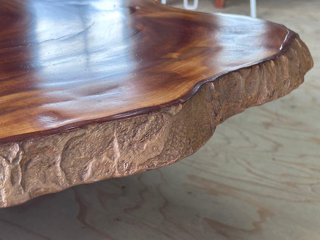 一枚板 座卓 ローテーブル 天然木 -305-