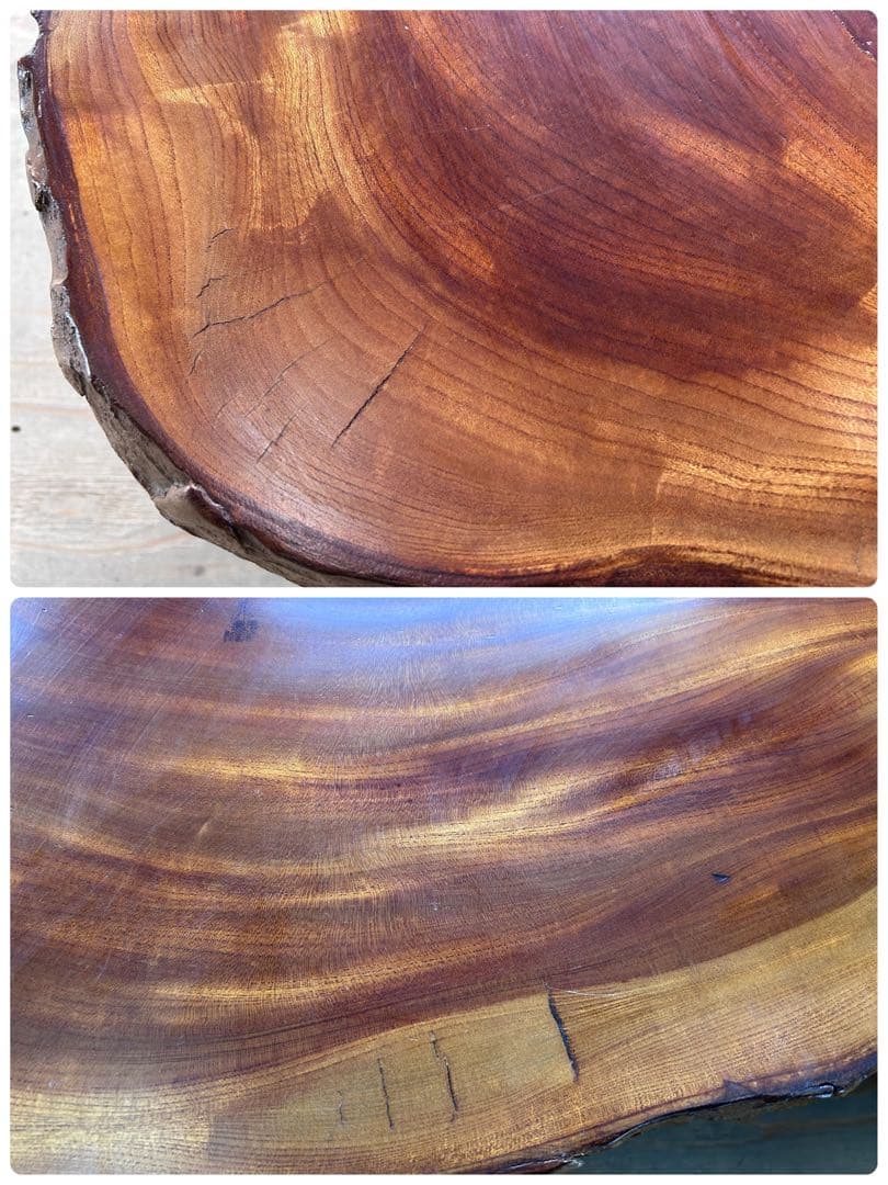 一枚板 座卓 ローテーブル 天然木 -305-