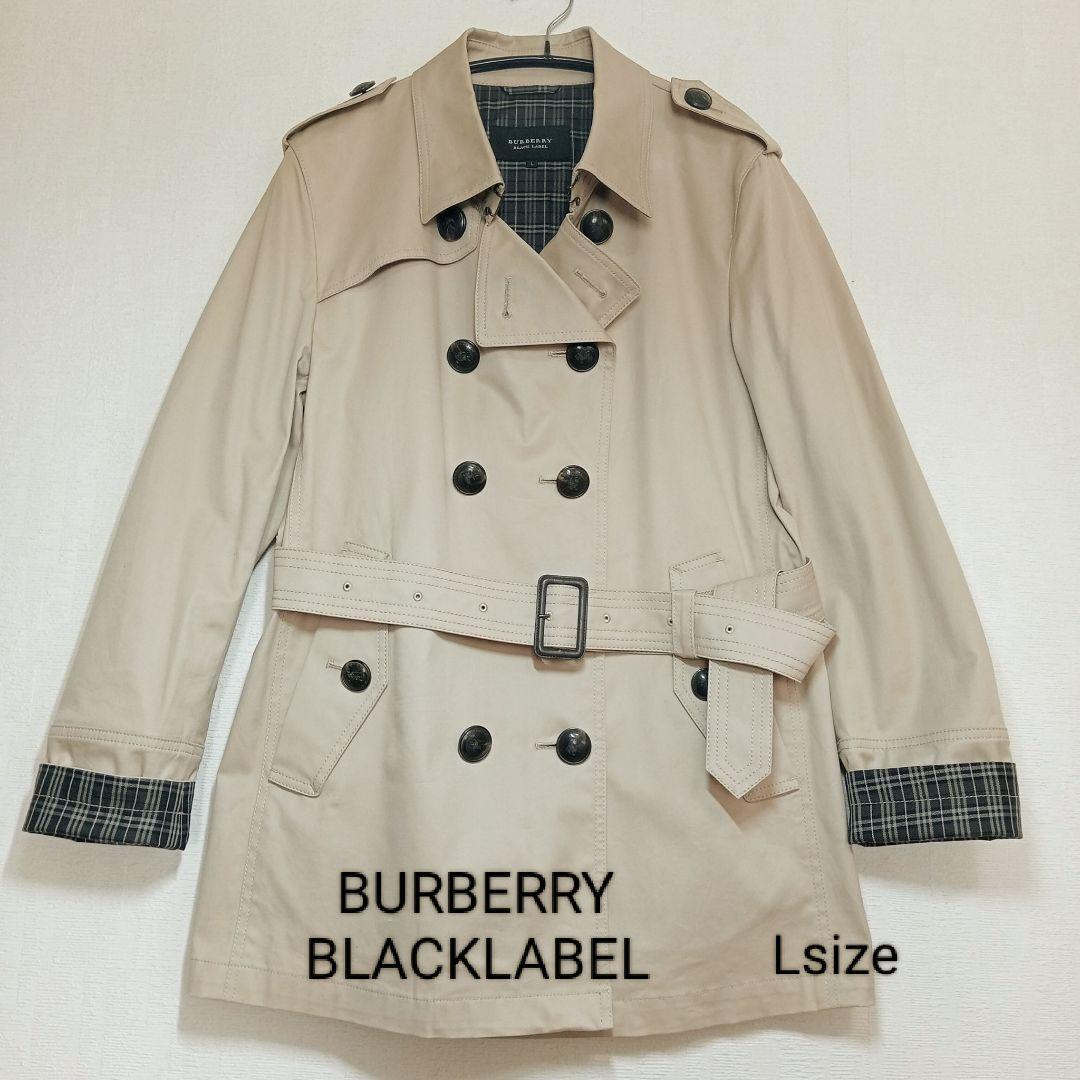 BURBERRY BLACK LABEL トレンチコート ショート ベージュ L - メルカリ