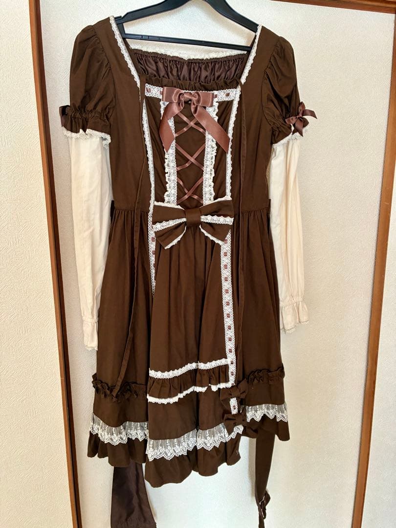 アンジェリックプリティ　ブラウン ワンピース USED】Sweet Cream Houseワンピース | Angelic Pretty Wunderwelt