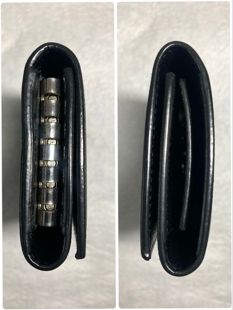 美品 サンローラン レザー 6連キーケース ブラック 黒