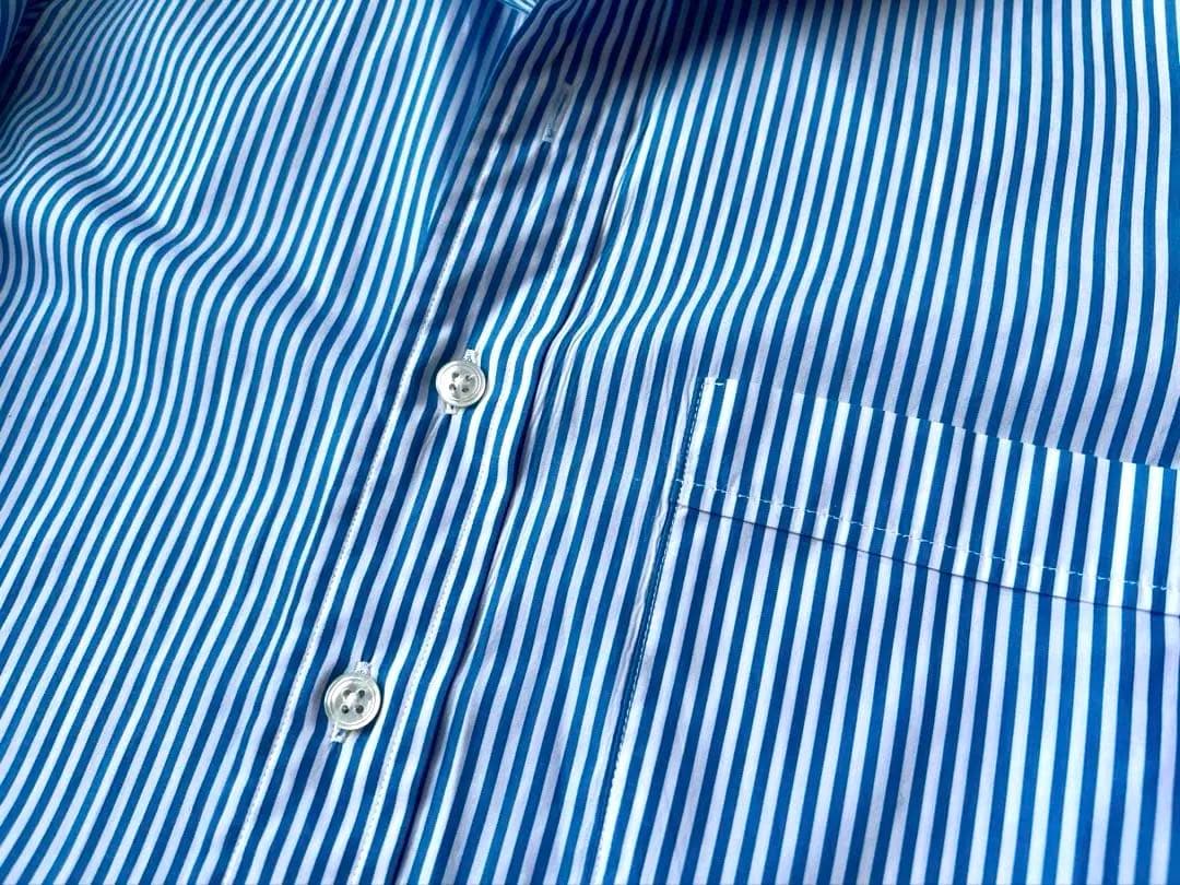 極美品】Drake's ドレイクス ロンドンストライプシャツ イギリス製 37