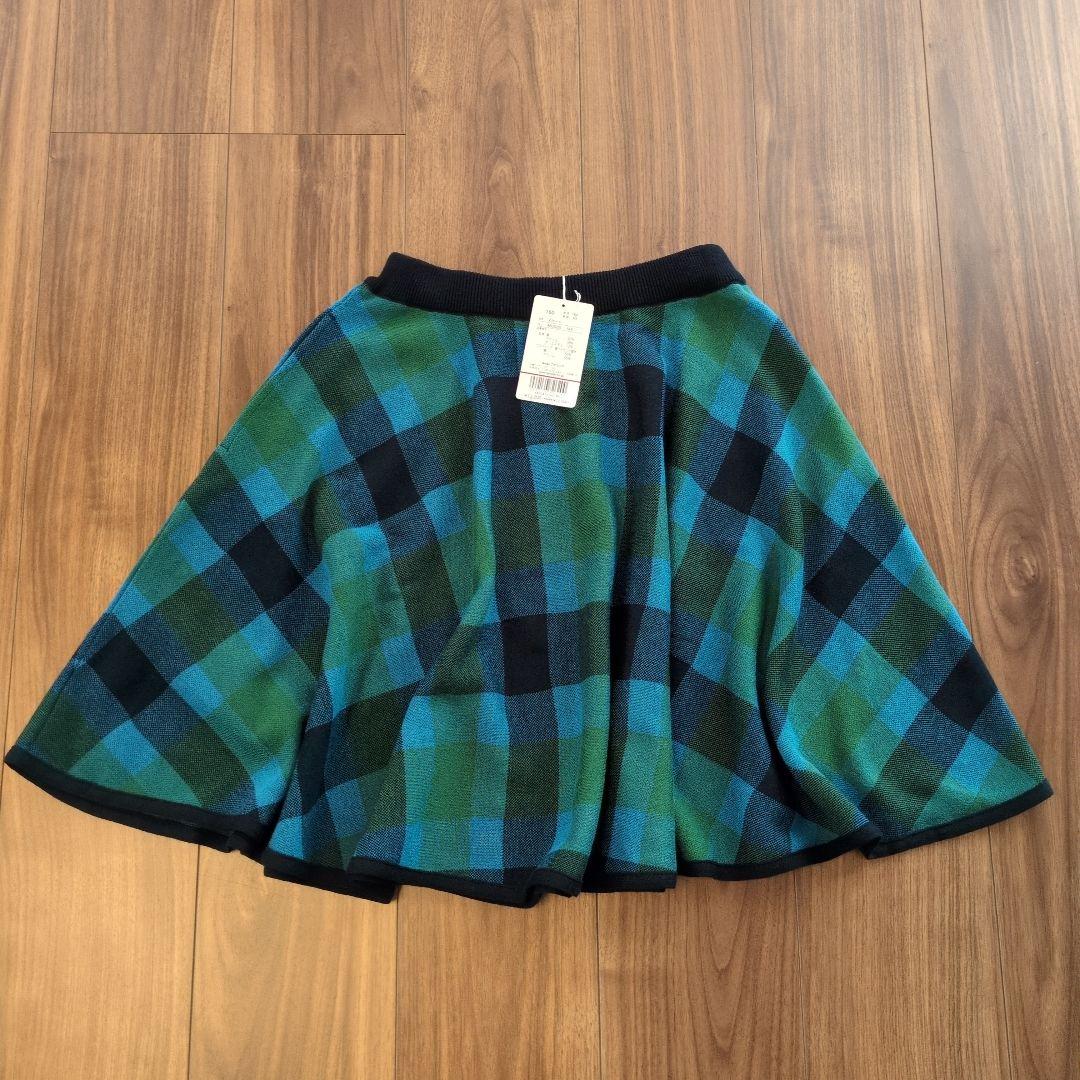 familiar ファミリア フレアスカート 160cm チェック柄 新品未使用