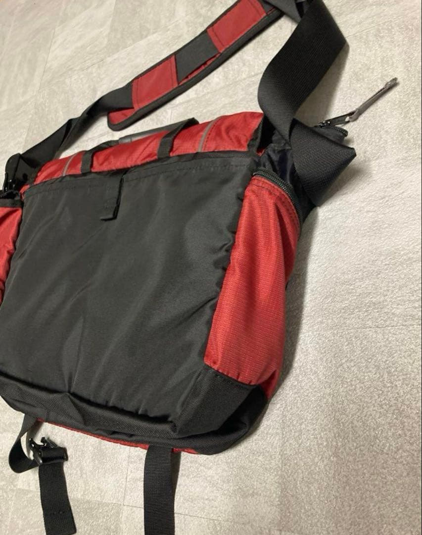 L.L.Bean 00s~TECH ギミック メッセンジャーバッグ Y2K