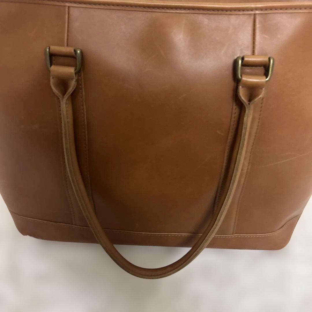 L.L.Bean レザートートバッグ 大 ヴィンテージ　内部総柄