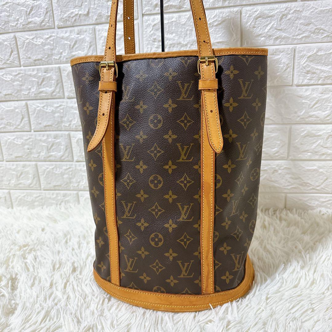 ルイヴィトンバケットGM バケツ型トートバッグモノグラム