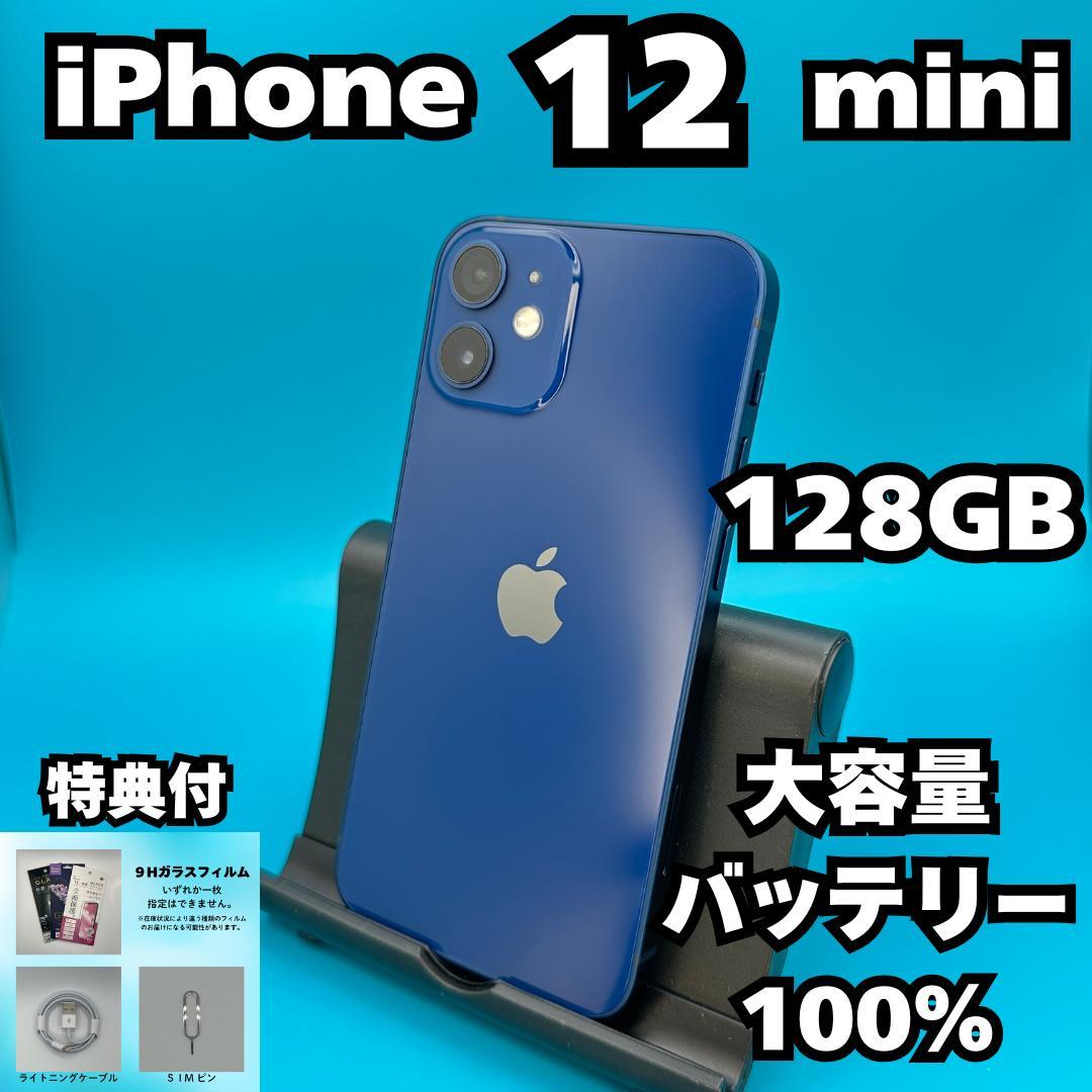 極美品】iPhone 12mini 128GB ブルー - メルカリ