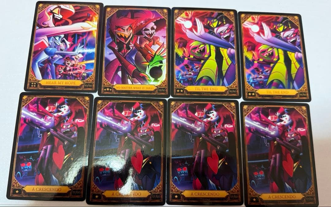 ハズビンホテル HazbinHotel カード トレカ 8枚セット ハズビンホテル Hazbin Hotel トレカ 8枚セット - メルカリ