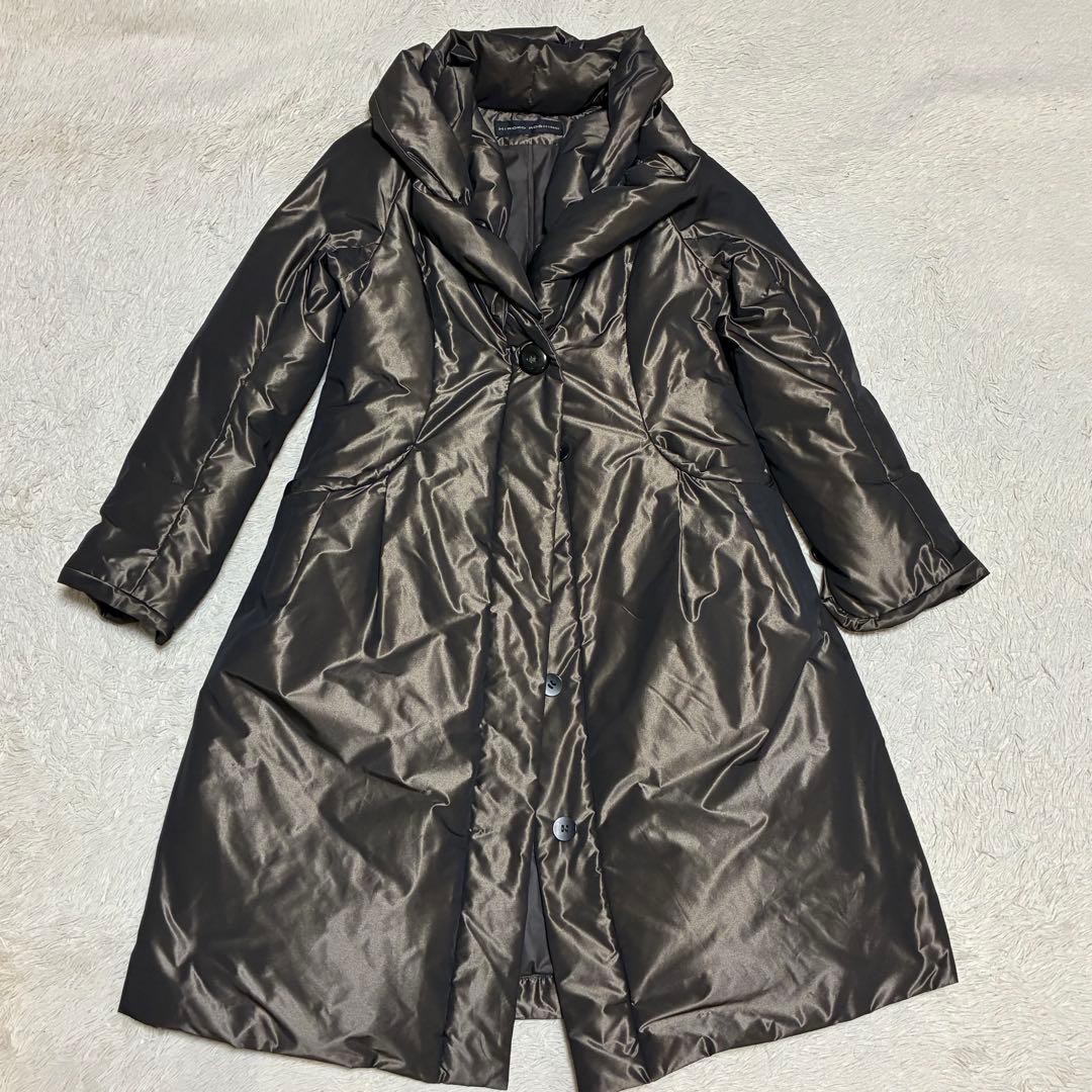 美品✨Hiroko Koshino ロングダウンコート 女優襟 Aライン 38 - メルカリ