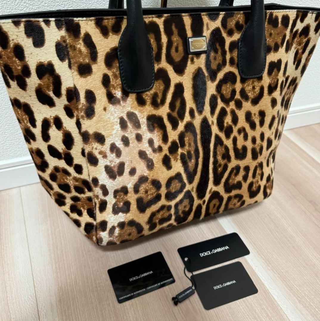 ドルガバ】レオパード柄 トートバッグ 豹柄 DOLCE&GABBANA - メルカリ
