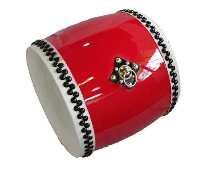 沖縄　エイサー大太鼓（特大）＋エイサー特大用クション入りカバーケースセット　新品 楽天市場】エイサー用 大太鼓(特大) 水牛皮 直径45cm×高さ49cm バチ2本