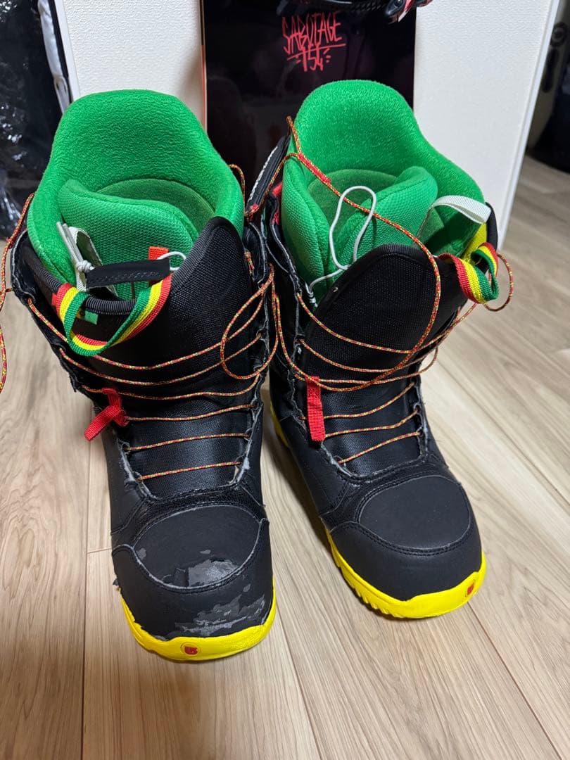 SLOMON スノーボード154cm、バインディング、ブーツセット