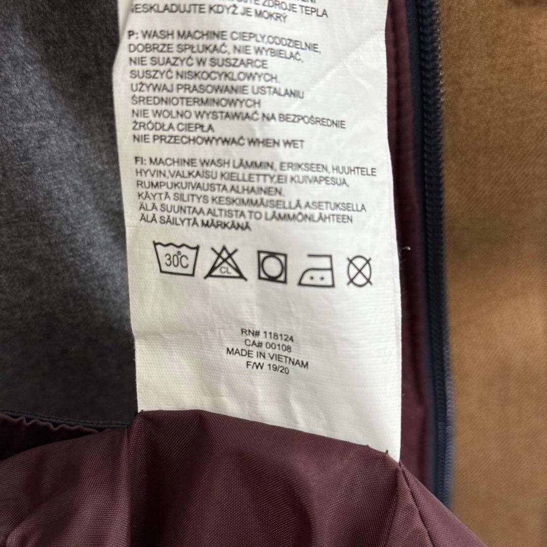 スノーボードウェア 《上下セット》【RIDE】 ブラウン/ネイビー 男女兼用