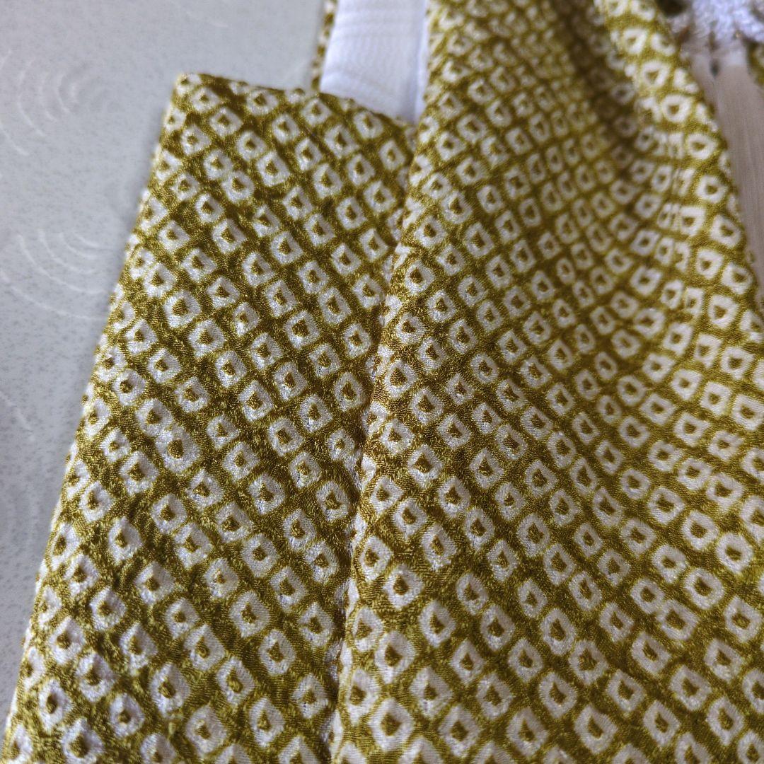 七五三3歳正絹総絞り手縫いの被布（オリーブ色） - メルカリ