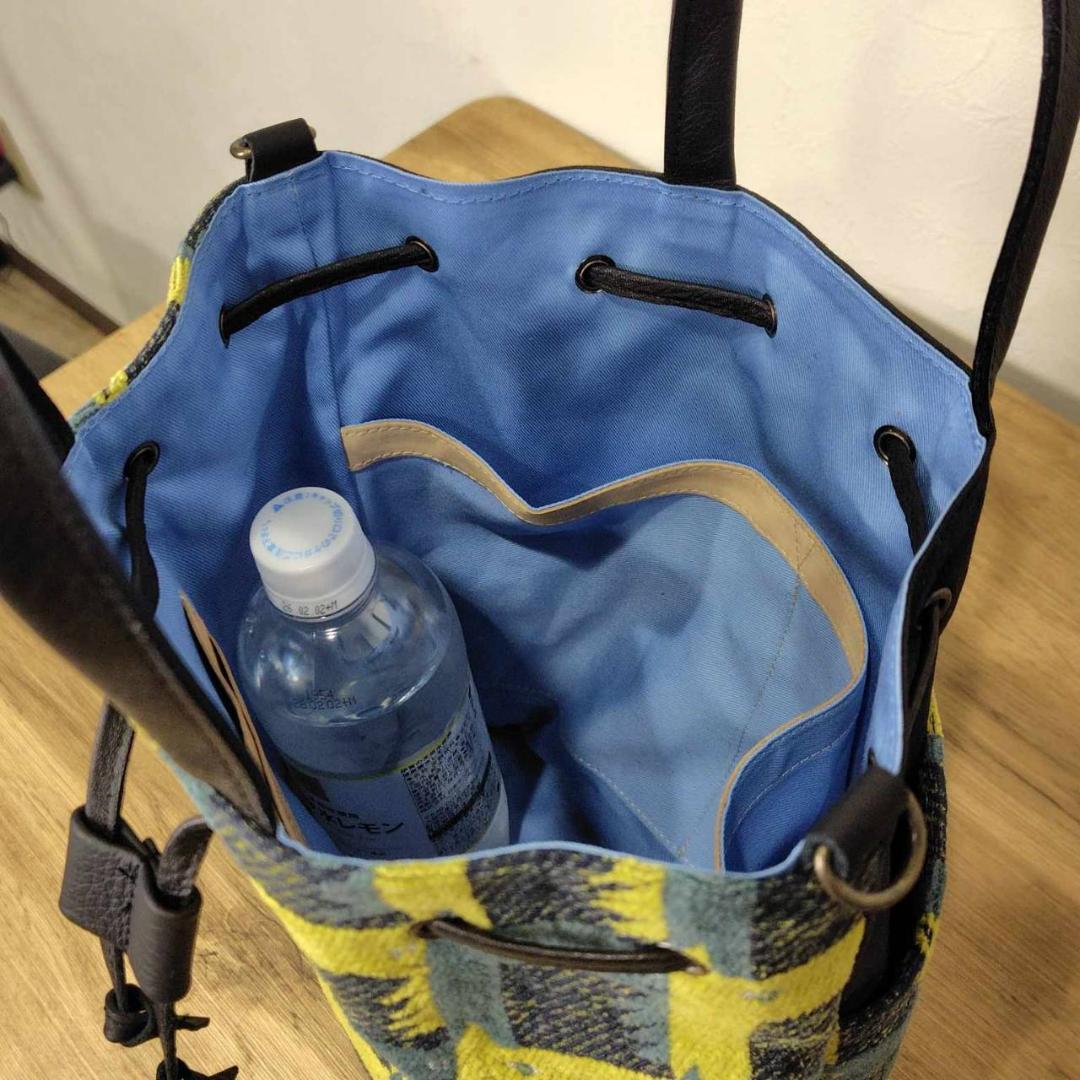 ピュウチャン様 /thoroughbredサラブレットネイビー/巾着Lサイズ