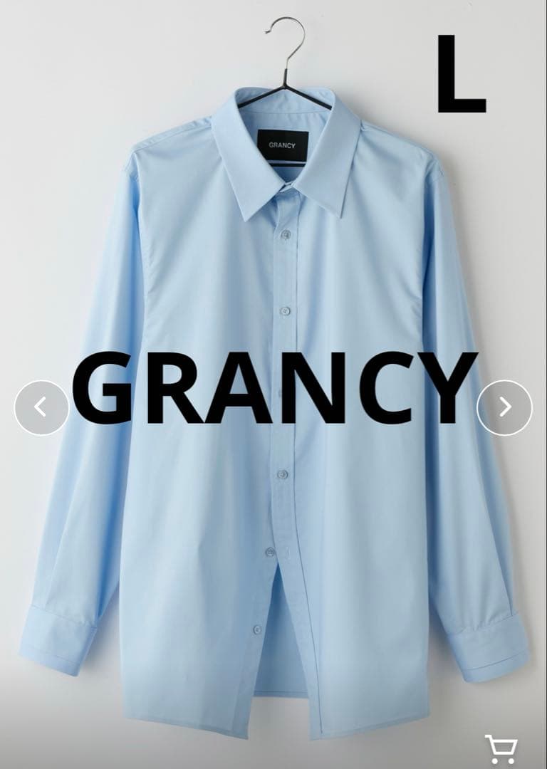 GRANCY ダブルカフスデザイン カーブライン シャツ - メルカリ