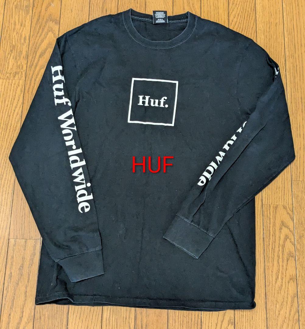 HUF ブラック 長袖カットソー L - メルカリ