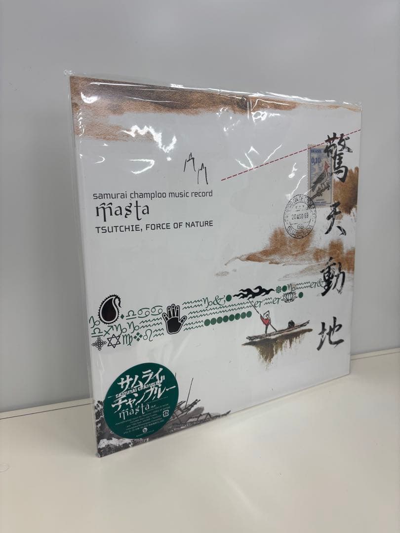 【新品・未使用】SAMURAI CHAMPLOO masta レコード Tsutchie / Force of Nature - Samurai Champloo Music Record Masta