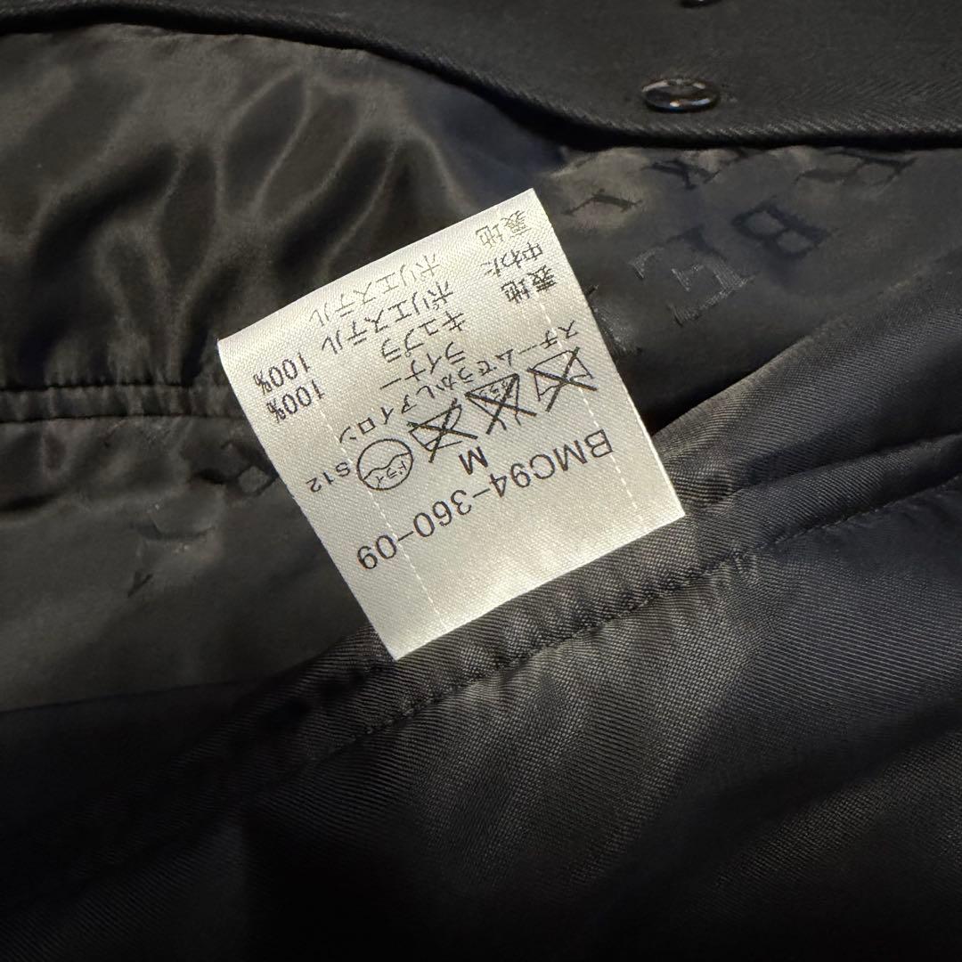 未使用品✨バーバリーブラックレーベル✨トレンチコート ヘリンボーン 黒 M