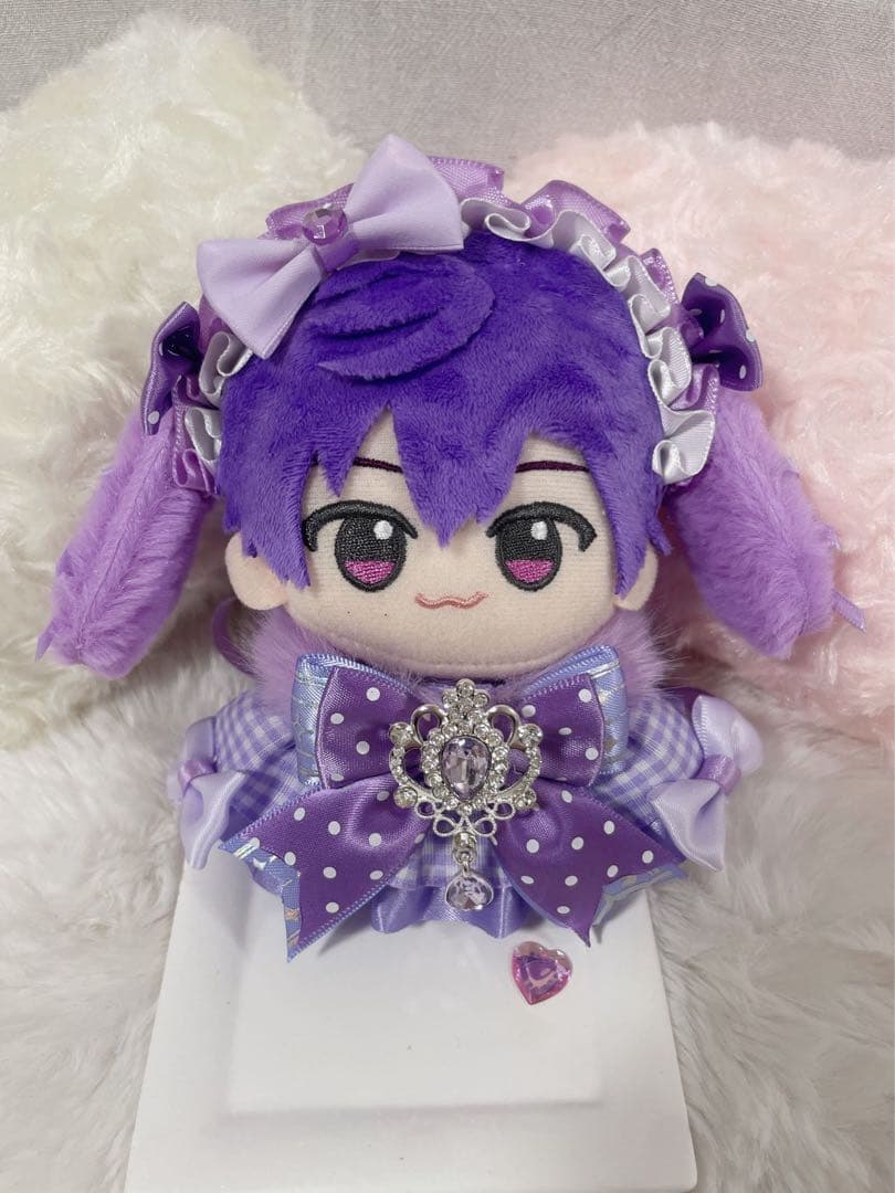 推し活 ぬい服 着ぐるみ 紫 垂れ耳 セット ⑨0 - メルカリ
