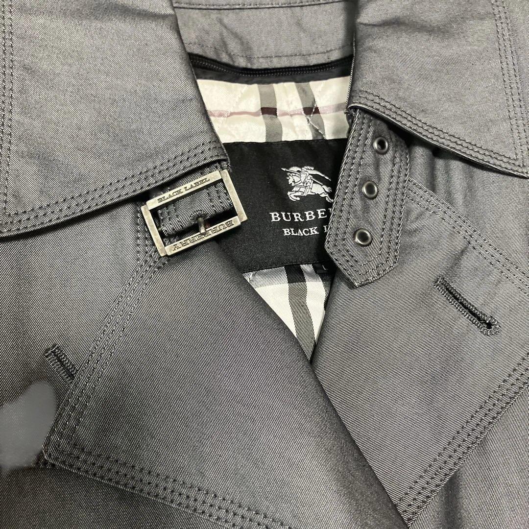 《美品》バーバリー　ブラックレーベル　ライナー付き　トレンチコート