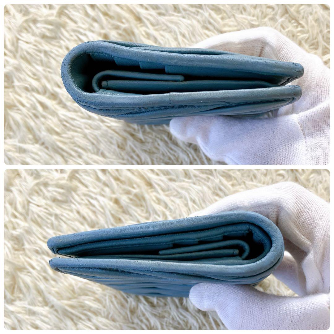 箱付✨ミュウミュウ 二つ折り財布 ビジュークリスタル マテラッセ