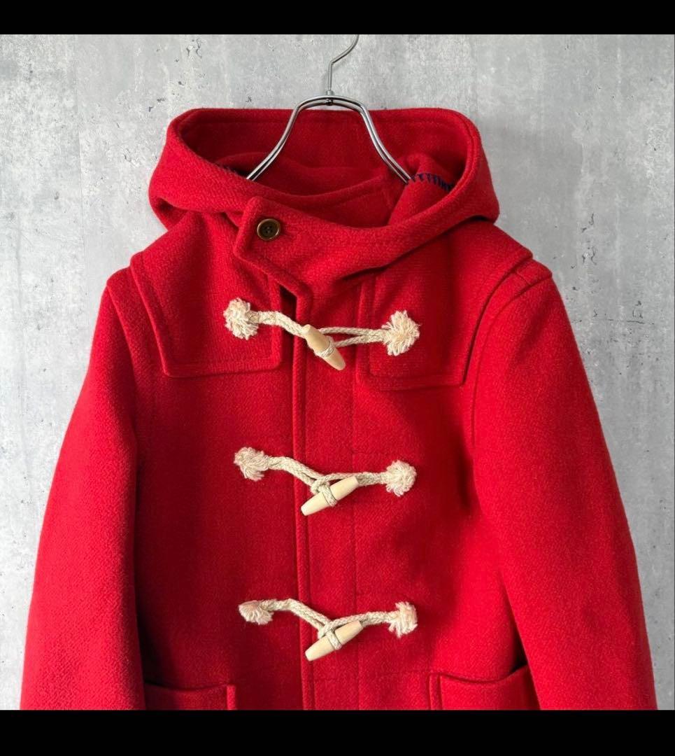 やっぱりかわいい‼️ホームスパン☆ヘビーメルトンロングダッフル