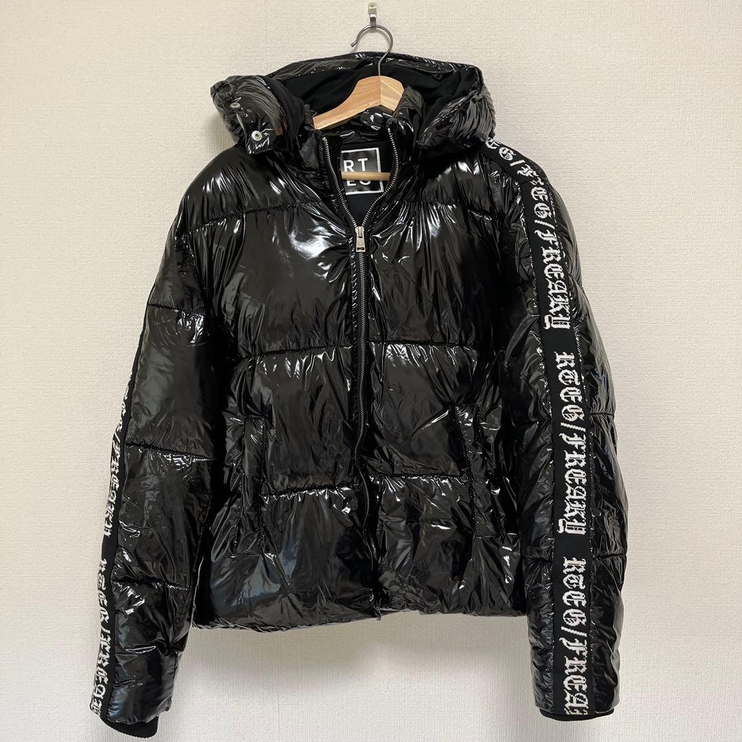 アダムスジャグラー ブラックダウンジャケット - メルカリ