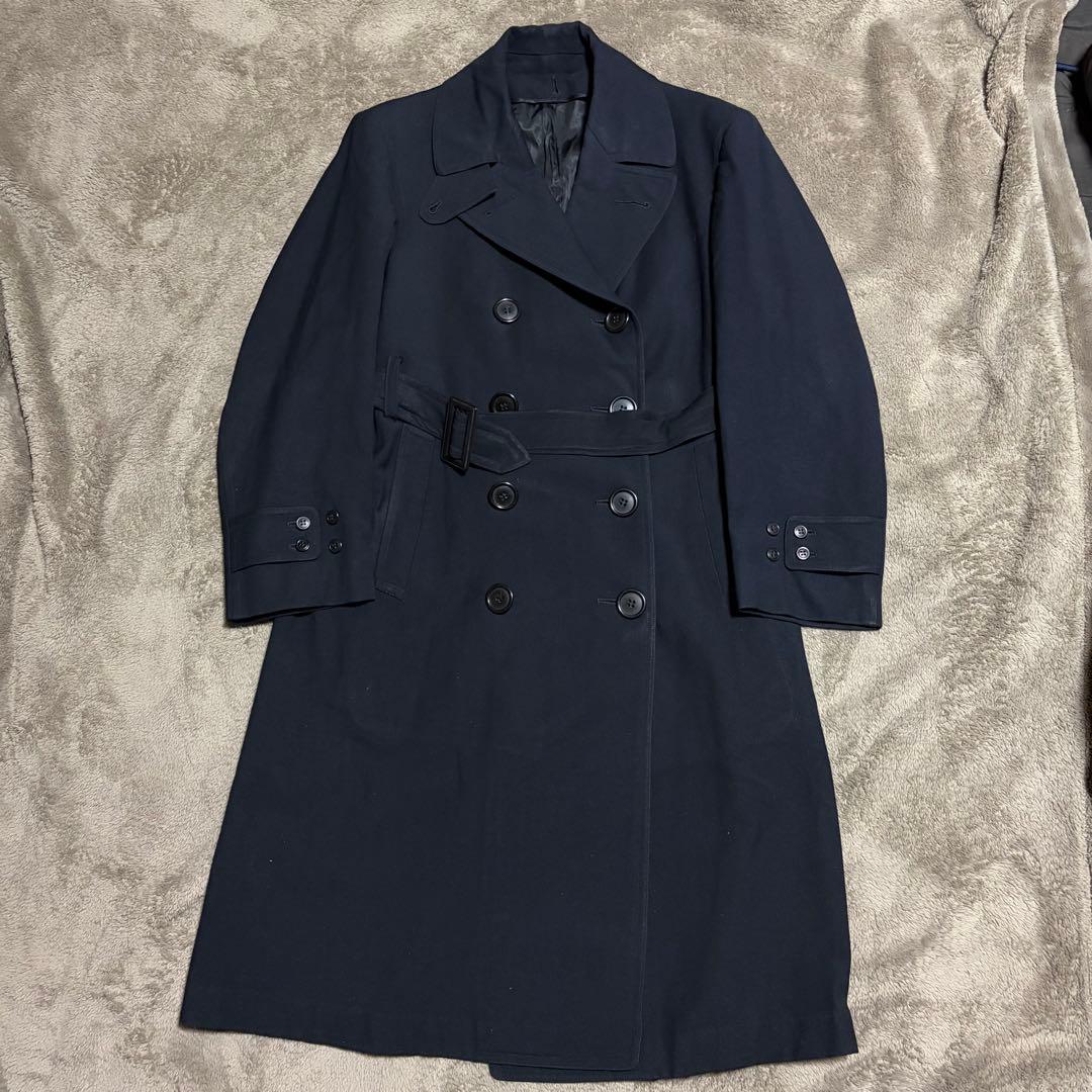 40s US.NAVY オフィサーコート トレンチ ビンテージ デッドストック