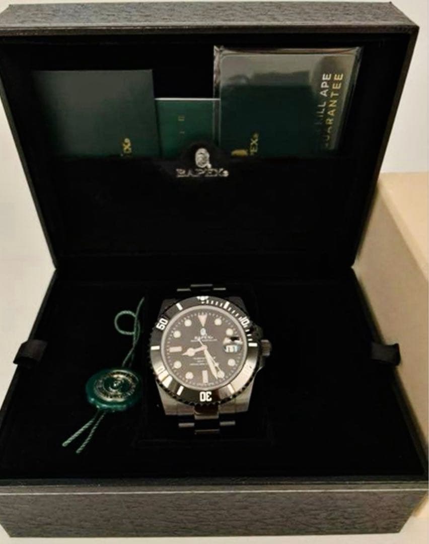 極美品　A BATHING APE BAPEX® TYPE1 \"Black\"