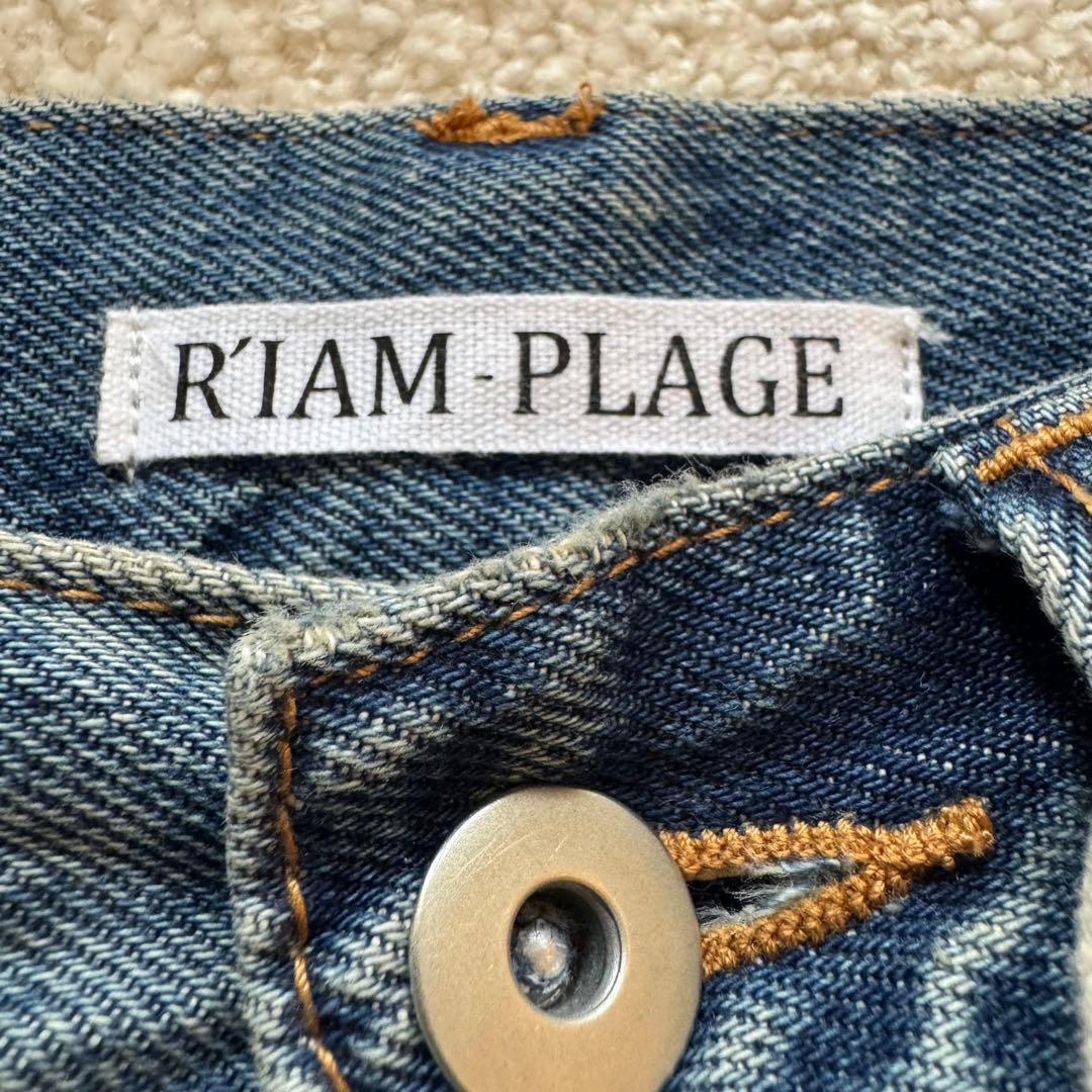 Plage R'IAM SUPER LOOSE デニム 34 サックスブルー - メルカリ