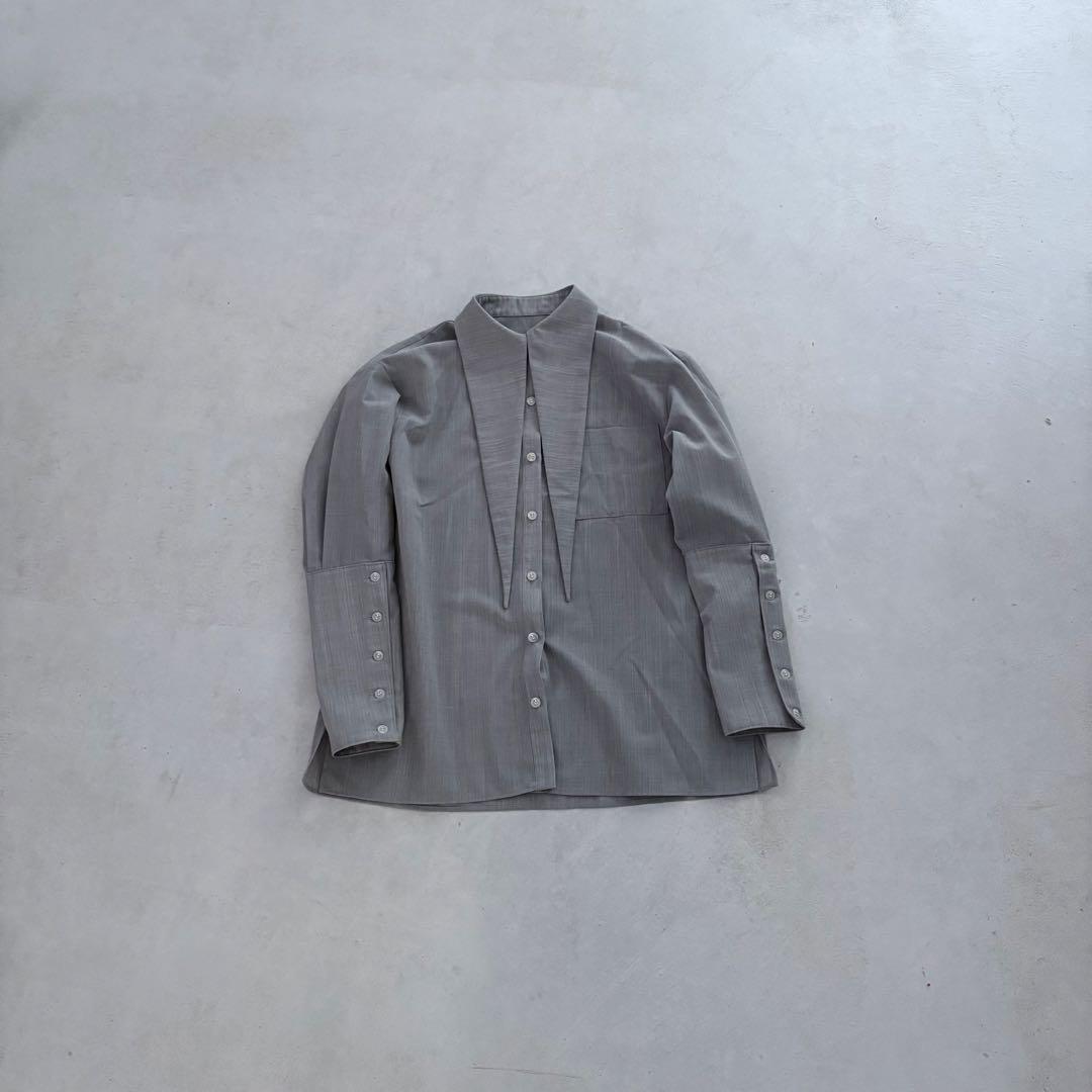 S*w様 FUMIKA UCHIDA - blouse FUMIKA UCHIDA / ORGANZA OVER SHIRT / SAX - 601 | 京都ウィメンズ