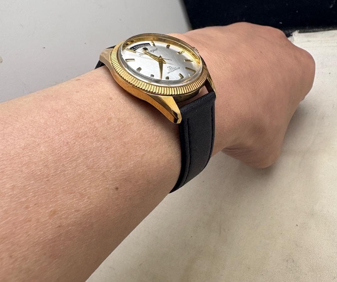 854/稼働 リコー オートジャスト フルーテッドベゼル 自動巻き - メルカリ