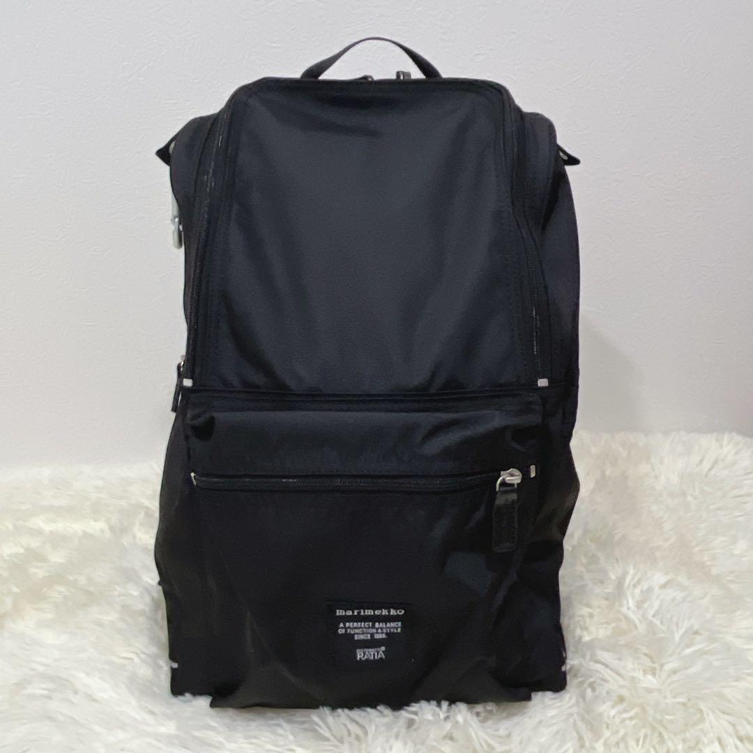 新品タグ付✨マリメッコ BUDDY バックパック リュック 黒 バディ