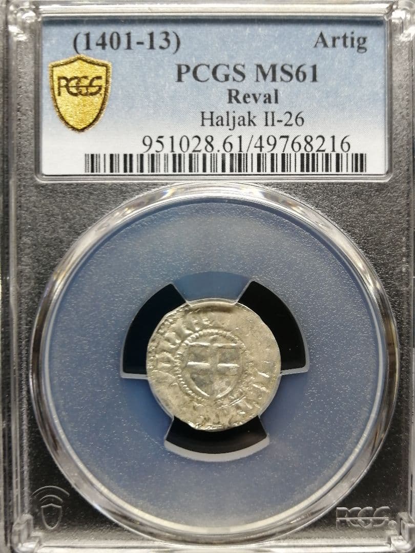 ☆世界TOP最高鑑定PCGSMS61 世界に『2枚のみ』 外国貨幣。 🌳