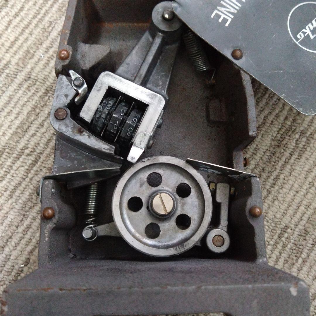 鉄道部品銀河　天虎日付印字器　ダッチングマシン　１９７６年　ジャンク品　修理必要