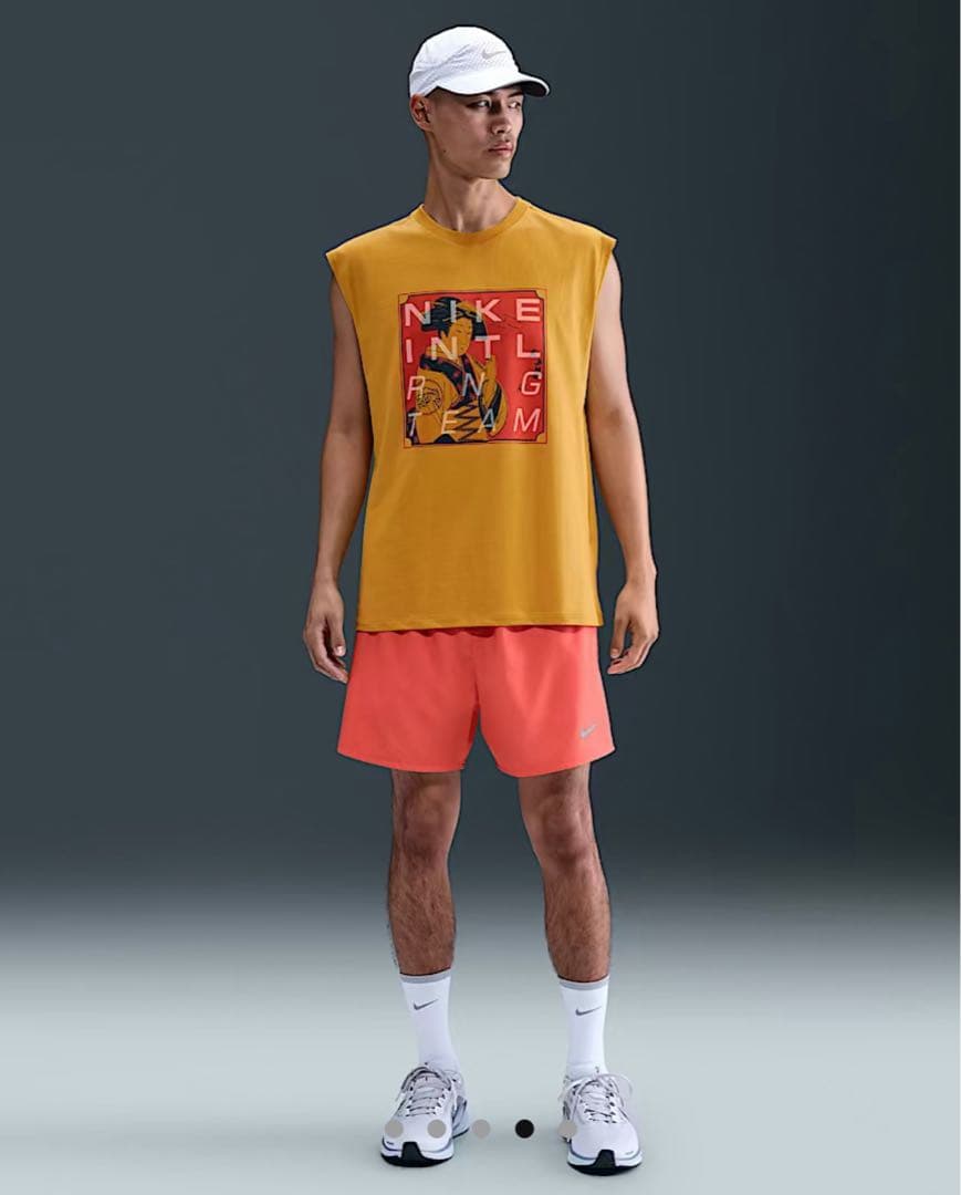 新品未使用 NIKE メンズ Dri-FIT ノースリーブ ランニング Tシャツ