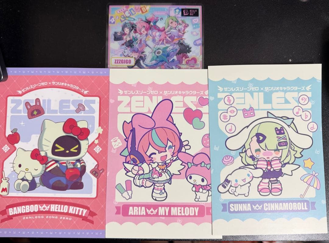 ゼンゼロ サンリオ ポストカード アリア 千夏 妄想エンジェル gigo