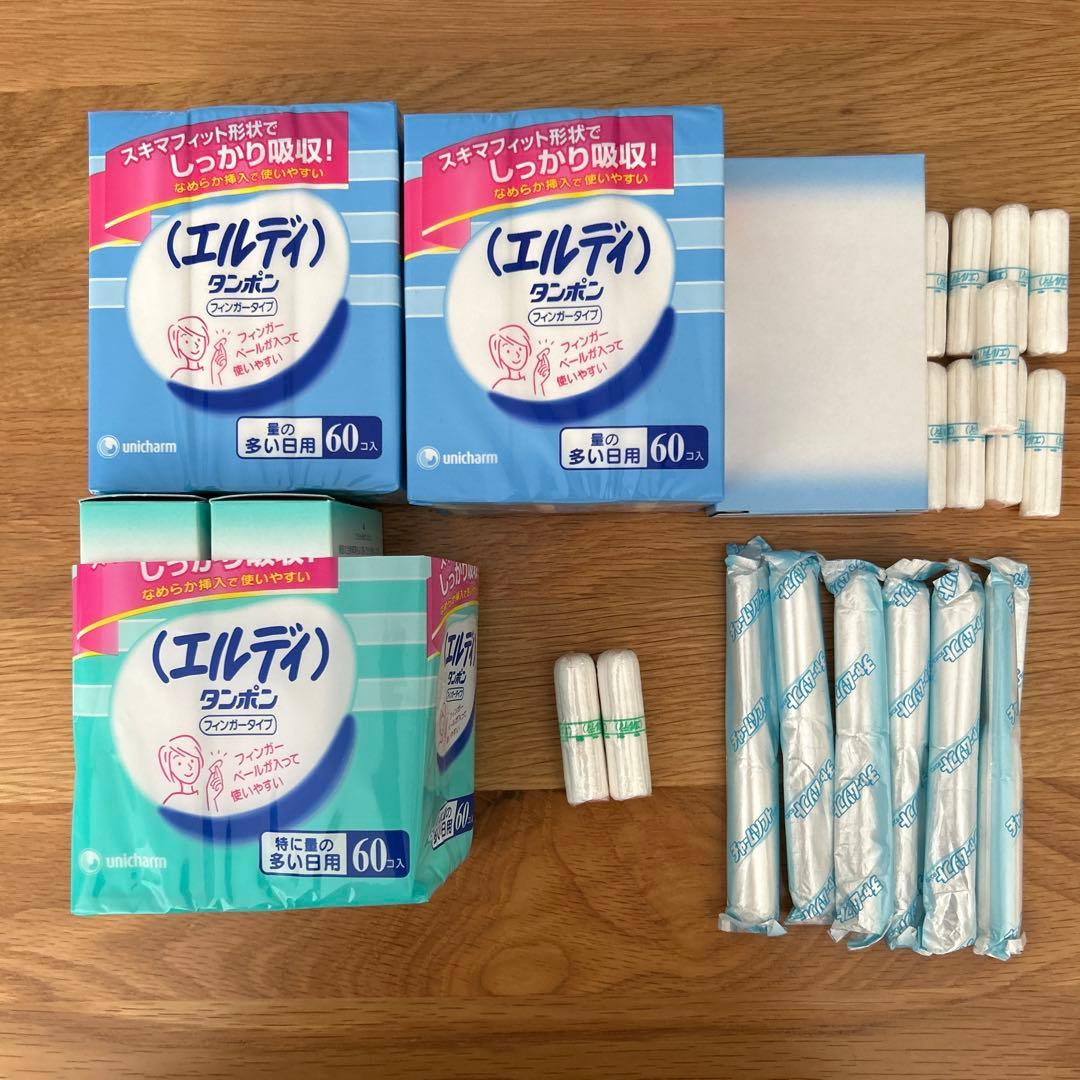 ユニチャーム エルディ タンポン フィンガータイプ 60個入り - メルカリ