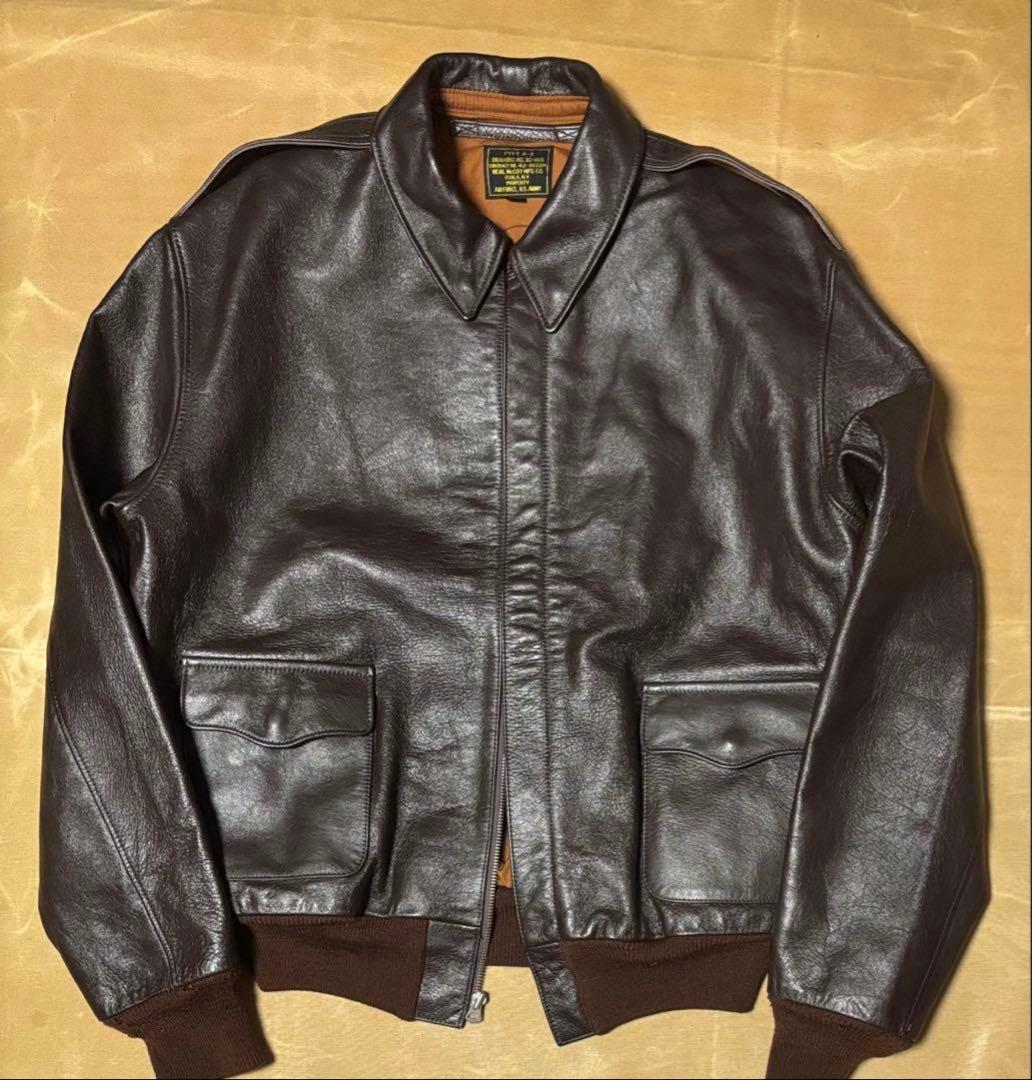 サイズ44 REAL MCCOY'S リアルマッコイズ　A-2 TYPE A-2 REAL McCOY MFG. CO. | LEATHER JACKET(MIL) | The Real