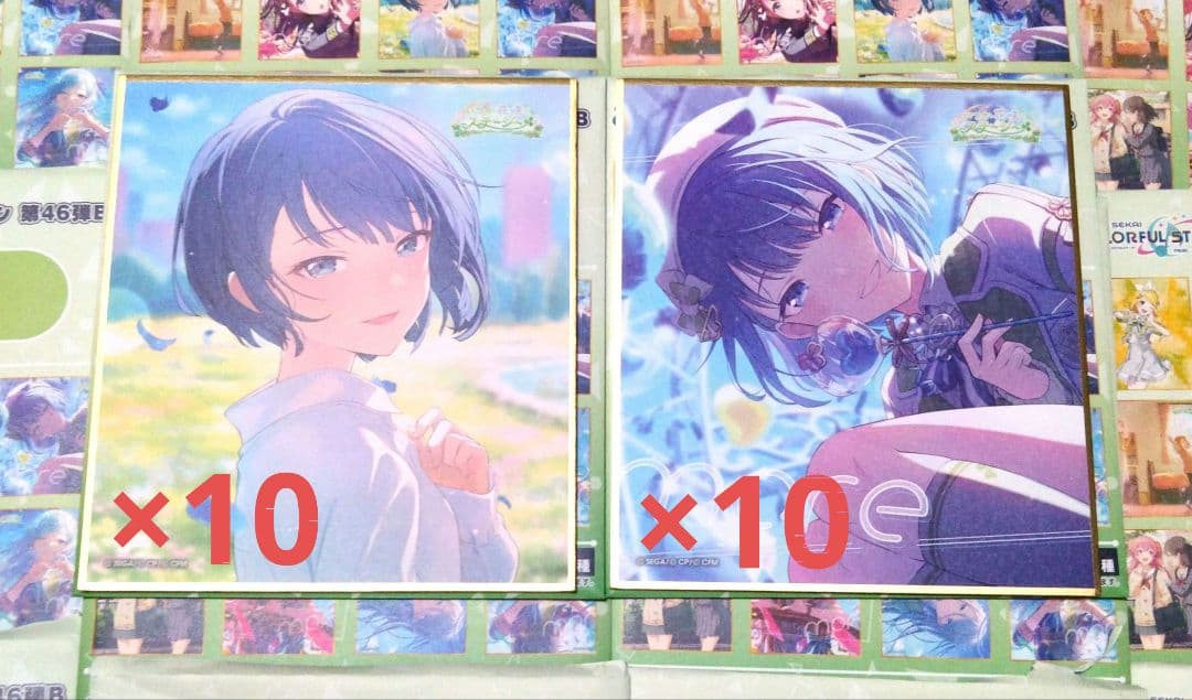 プロセカ 桐谷遥 モモジャン 色紙 プロジェクトセカイ ワールドリンク