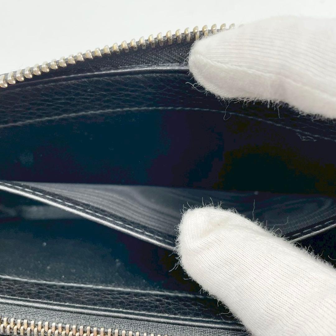 良品 グッチ 長財布 ソーホー ダブルジップ インターロッキング ユニ