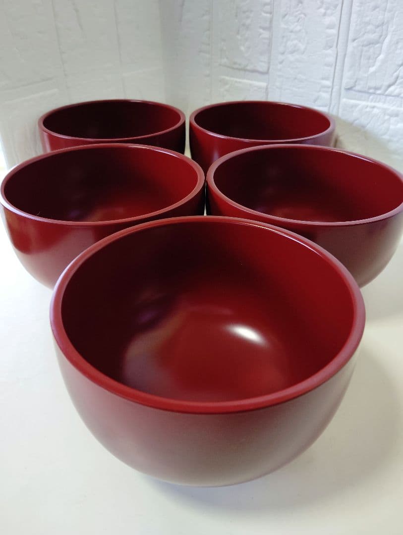 浄法寺塗　極美品　大清造　国産漆　多用椀　5客