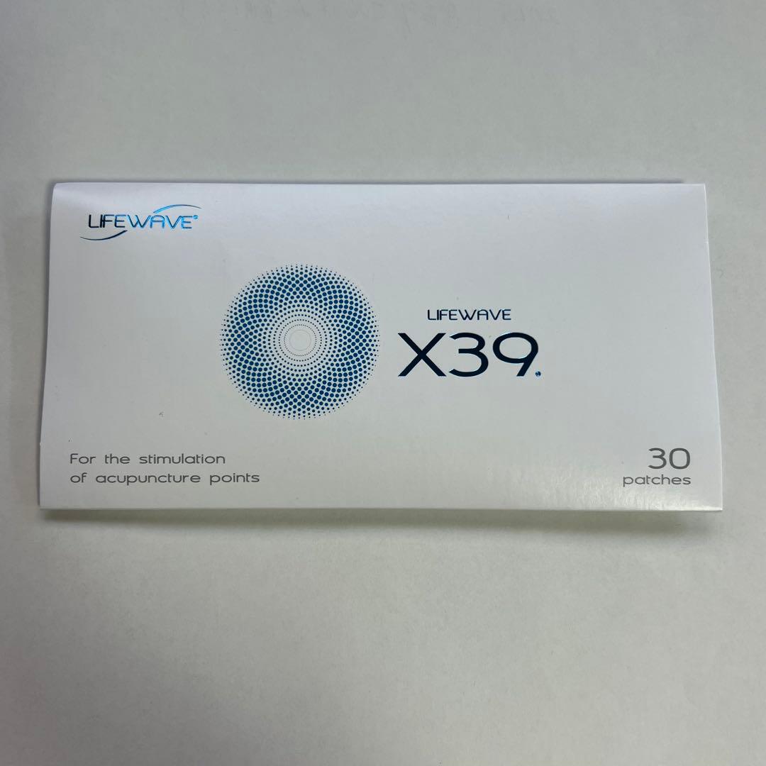 新品未使用 未開封 ライフウェーブ X39 パッチ 30枚 エックスサーティナイン ライフウェーブ X39 パッチシール 30枚 説明書