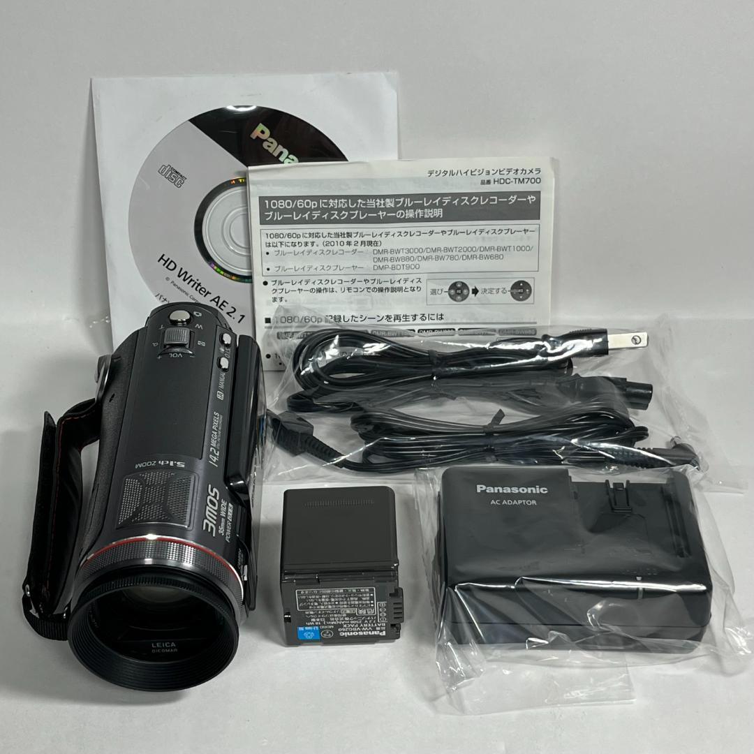 パナソニック HDC-TM700 デジタルハイビジョンビデオカメラ ブラック