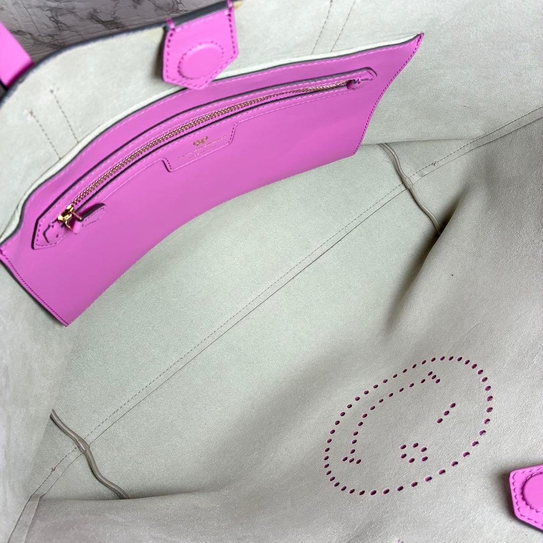 美品 アニヤハインドマーチ トートバッグ スマイリー リボン ニコ