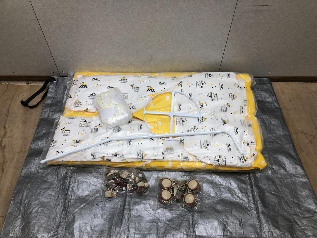 新品未使用品Averil ベビーベッド 添い寝ベッド　キャスタ―付き 73028