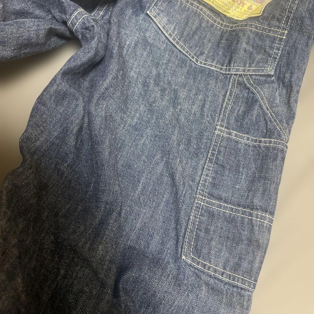 【美品】JOE McCOY 8hour unionデニム オーバーオール つなぎ