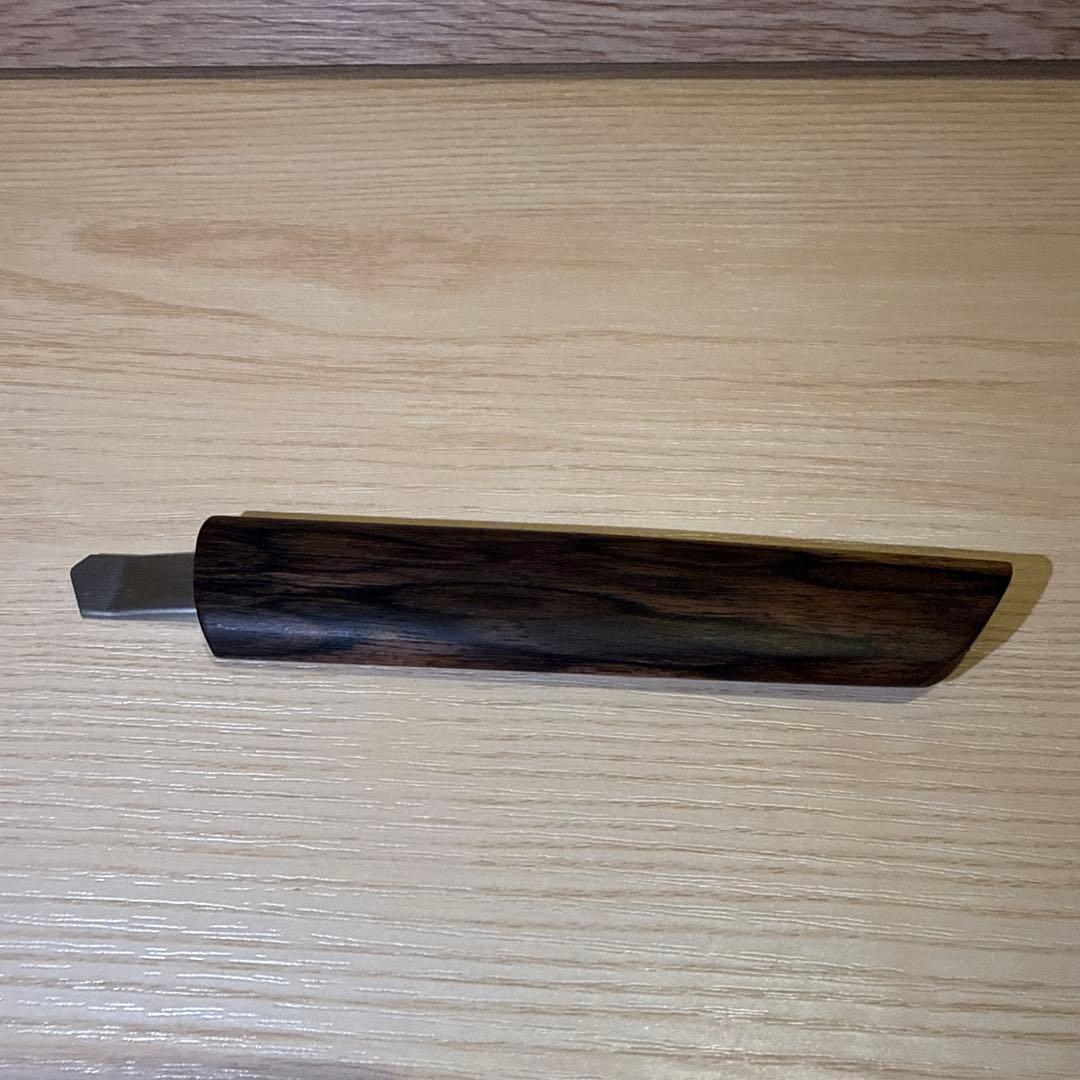 工房楔 カッター 黒柿孔雀杢 - メルカリ